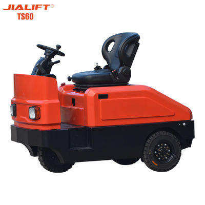 गुणवत्ता  6000kg Electric Tow Tractor Motors Seated Electric Baggage Tug  5500N फैक्टरी